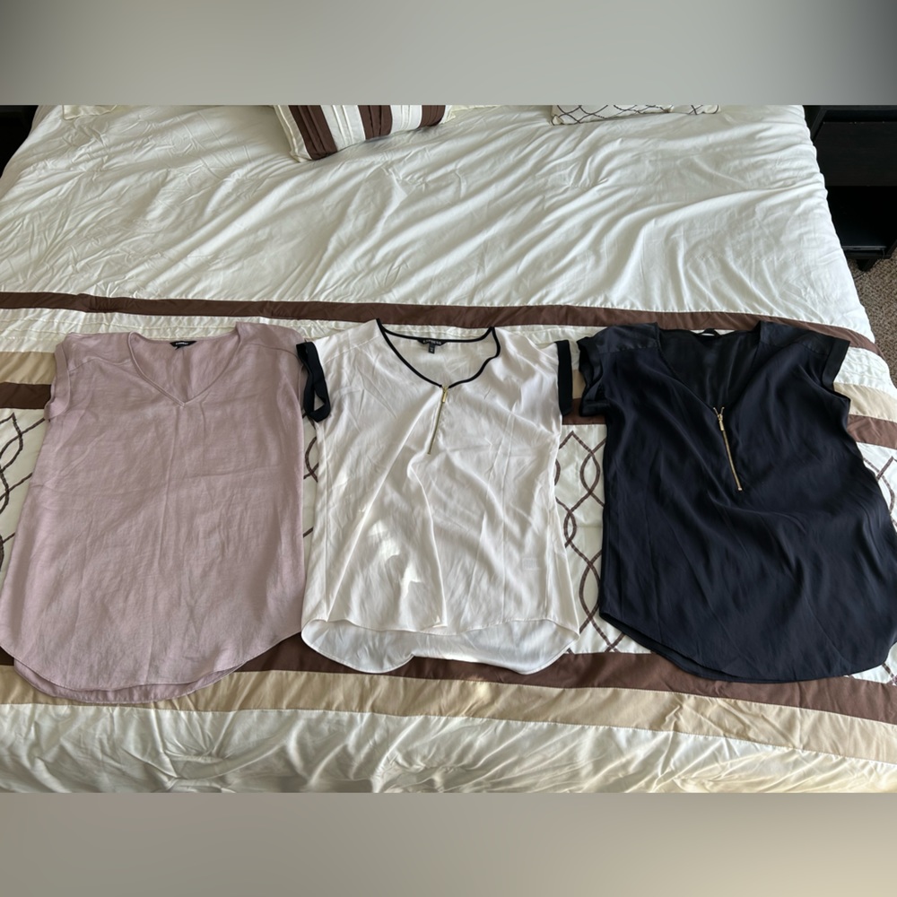 3 express medium t-shirt blouses.